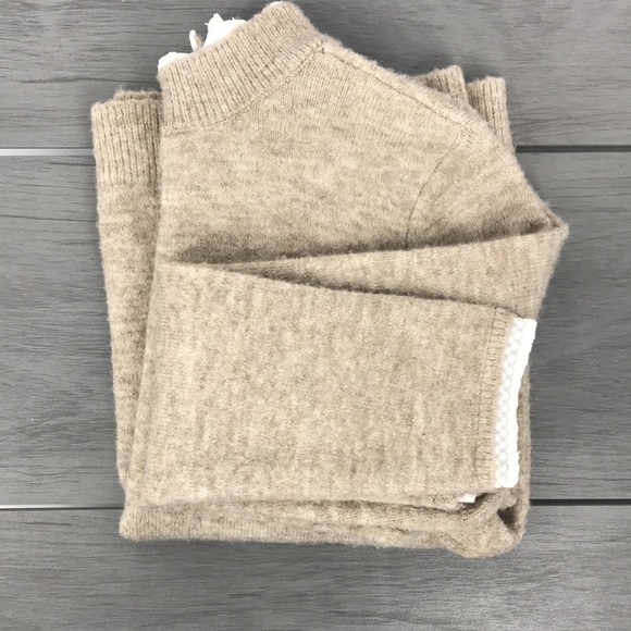 Peyton Primrose knit sweater lace trim keyhole xl - Picture 3 of 16